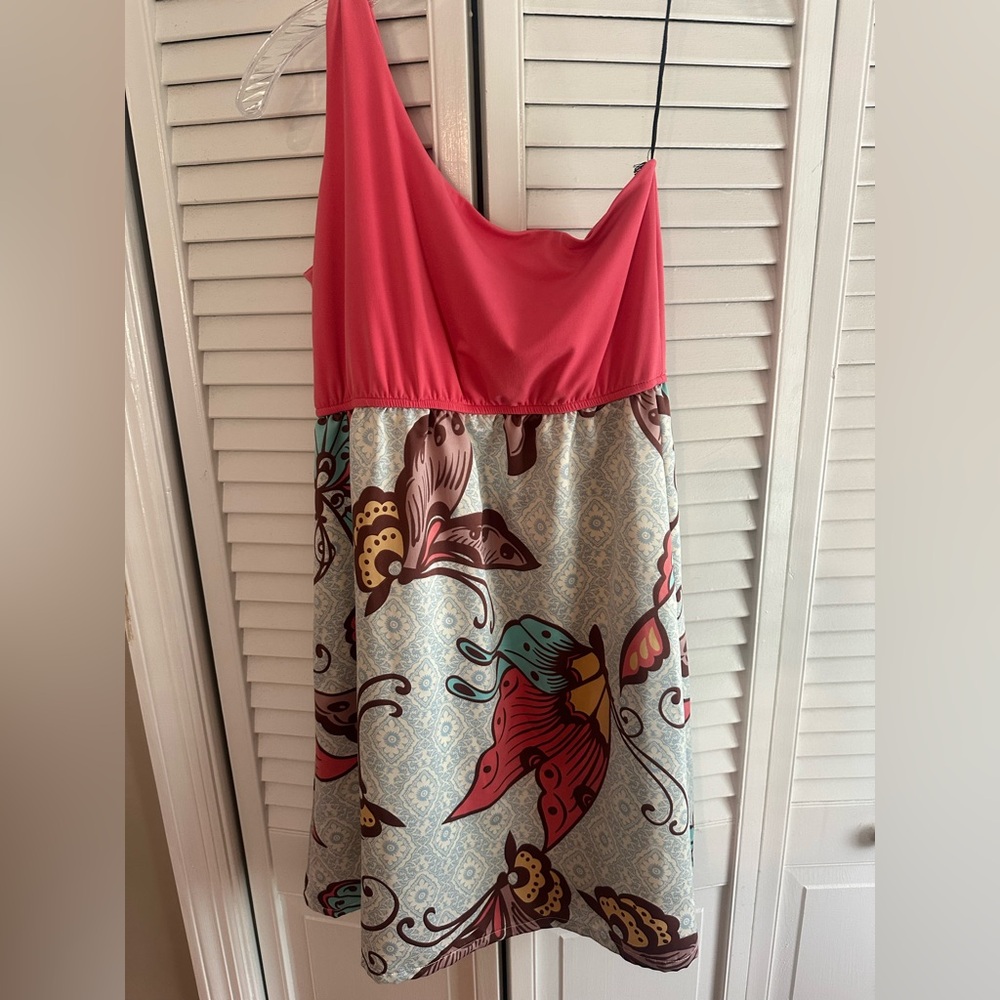 Pink and Patterned Dress‎